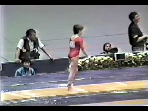 26th AA Karine Boucher V - 1987 World Gymnastics Championships 9.825
