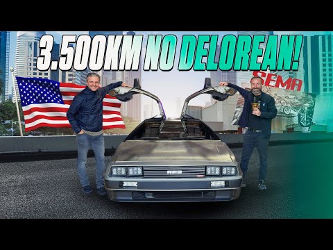 Let's cross the USA in a DeLorean with a Ferrari engine! TK and Anderson Dick