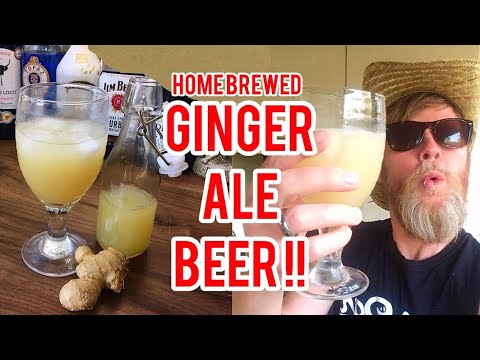 Ginger Beer - How to make Home Brewed Alcoholic Ginger Ale Beer!!