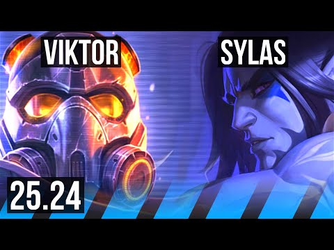 VIKTOR vs SYLAS (MID) | 50K damage | KR Master | 25.24