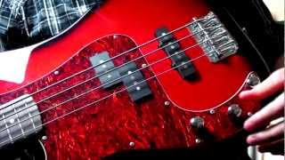 Squier Precision Bass Guitar Demo (PJ Bass)