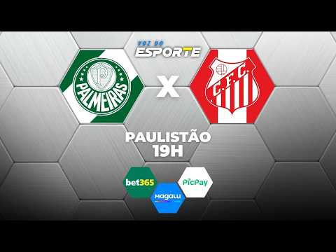 PALMEIRAS X CAPIVARIANO - AO VIVO | CAMPEONATO PAULISTA – 21/02/2026