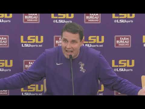 LSU Will Wade FIRED UP MAD postgame press conference after win over Ohio