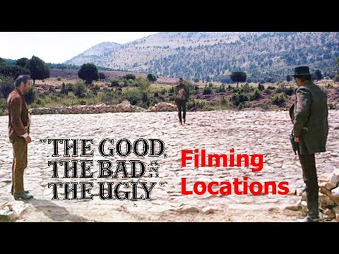 The Good, the Bad and the Ugly ( FILMING LOCATION VIDEO ) Leone Eastwood Ennio Morricone theme song