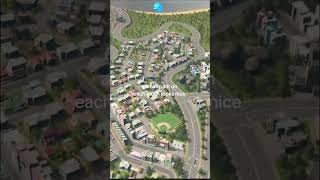 #citiesskylines Vibe Planning Curvy Cities! #gaming #aerialfootage