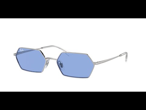 Unboxing Sunglasses Occhiali da Sore Ray Ban 2024 RB3728 Yevi azzurro 003/80