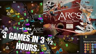 I played an ENTIRE campaign of ARCS in about 3 hours! ARCS Blighted Reach Campaign Online + Review