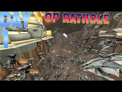 How a 30k hour tribe DOMINATES on DAY 1 - Ark Survival Evolved