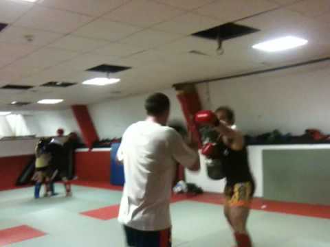 dirk and tom sparring session