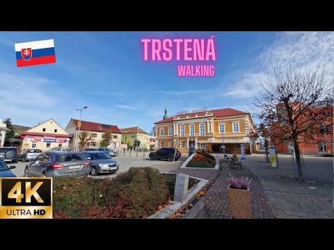 4K 60fps | Trstená 2022 | Slovakia | Walking | Cross the town | In autumn on vote day | Samsung S22