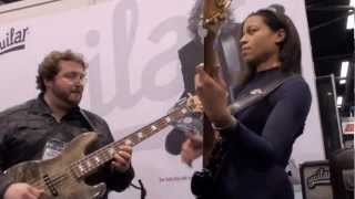 NAMM 2013 - Federico Malaman & Yolanda Charles...Funky Jam!!!