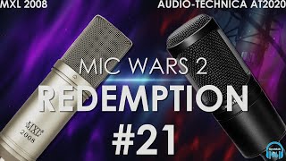 Video thumbnail for MIC WARS 2 | MXL 2008 vs. AUDIO-TECHNICA AT2020 (WAR #21) by BenoniStudio