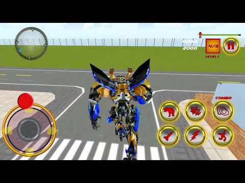 Elephant Robot Vs Lion Robot War Games | Transforming Robot Elephant Vs Ultimate Lion Robot GamePlay