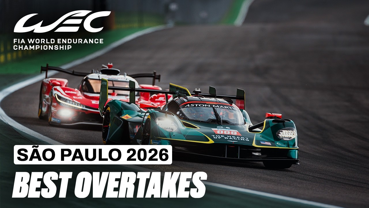 Best Overtakes from São Paulo 2026 | Rolex 6 Hours of São Paulo 2026 | FIA WEC