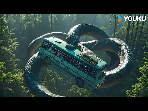 🐍🚌💥The bus entered the snake's territory and made the snake angry! | Snake 3 | YOUKU MONSTER MOVIE