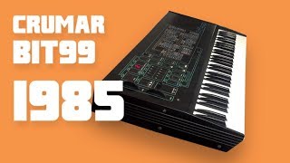 Video thumbnail for CRUMAR BIT99 | Analog Synthesizer 1985 | HD DEMO by AnalogAudio1