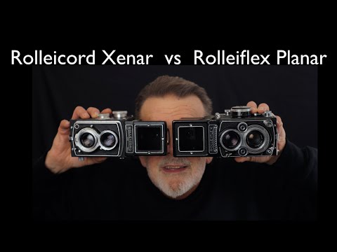 Rolleicord Xenar vs #Rolleiflex Planar