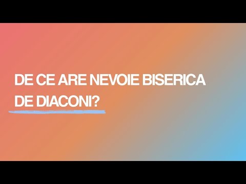 De ce are nevoie biserica de diaconi? | Narcis Panc | Vertical Bethel Schwabach