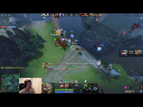 Topson denies all the creeps of sniper and gets tip