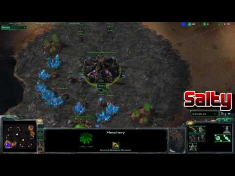 Salty's SC2 Cast - Zerg Rush TUTORIAL