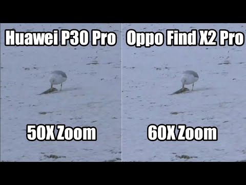 Oppo Find X2 Pro vs Huawei P30 Pro Camera Zoom Test | (60X vs 50X)
