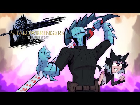 FFXIV VETERAN watches friend do SHADOWBRINGERS for the first time! (BLIND) - FFXIV Highlights #22