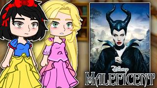 Disney Princesses React To Maleficent | Gacha React