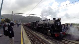 Katie Whistle and Steam in Fish Hoek 25 May 2014