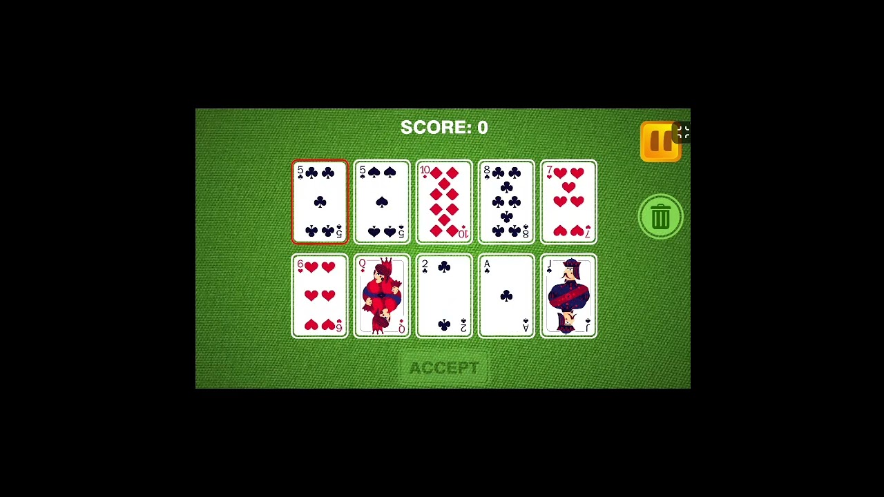 Super Poker gameplay walkthrough showing advanced hand combinations