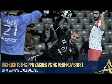 HIGHLIGHTS | HC PPD Zagreb vs HC Meshkov Brest | Round 8 | EHF Champions League 2021/22