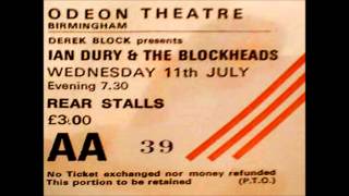 Ian Dury & the Blockheads - What a Waste live 11-7- 1979