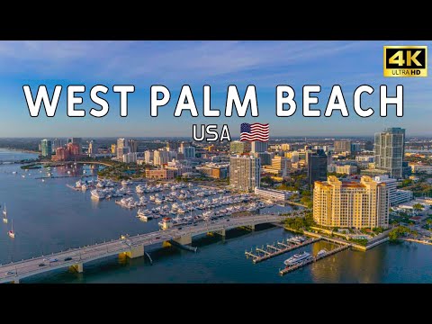 4K City Walk | Discover West Palm Beach’s Beautiful Downtown