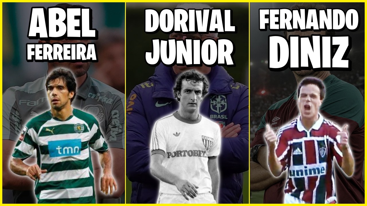 Técnicos MARCANDO GOLAÇOS quando ERAM JOGADORES