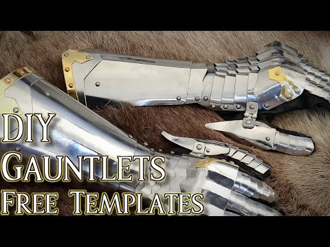 How to make armor: medieval Gothic style gauntlets (hand armor)