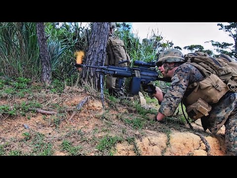 US Marines with Kilo Company Conduct Vertical Attacks Against Military Operations Facilities