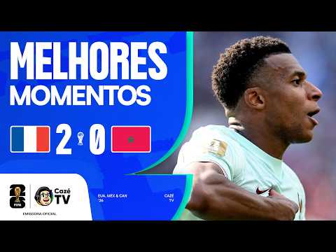 Gols e melhores lances de França x Marrocos