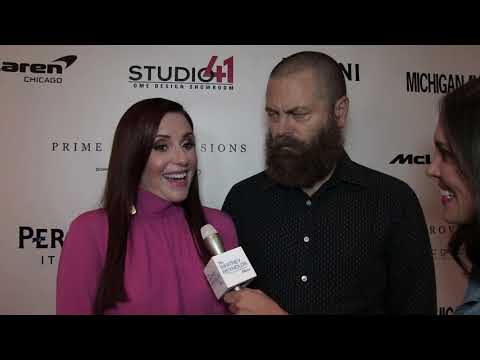 Nick Offerman and Megan Mullally II With WR