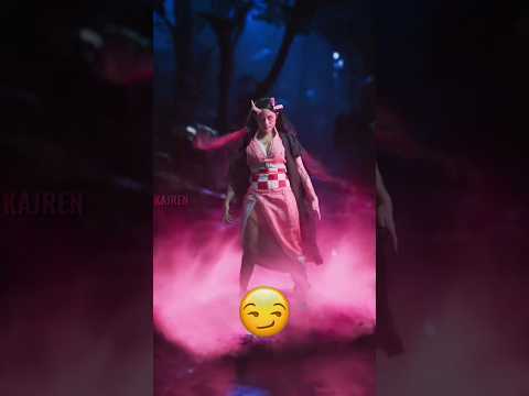 Epic Demon Slayer Cosplay Glow-Up ✨🔥 #cosplay #demonslayer #kimetsunoyaiba