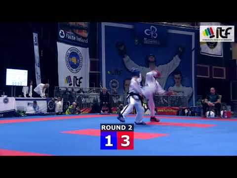 ITF WCH2017 IRELAND - Sparring Senior Male - 57kg
