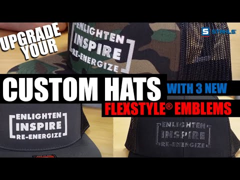 3 New Types of FlexStyle® Logos to Heat Press on Hats