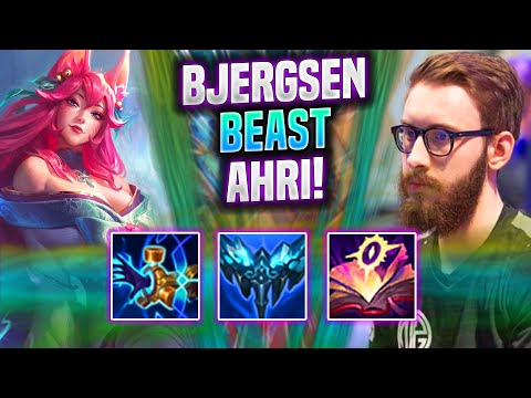 BJERGSEN IS A BEAST WITH AHRI! - TL Bjergsen Plays Ahri Mid vs Lissandra! | Season 2022
