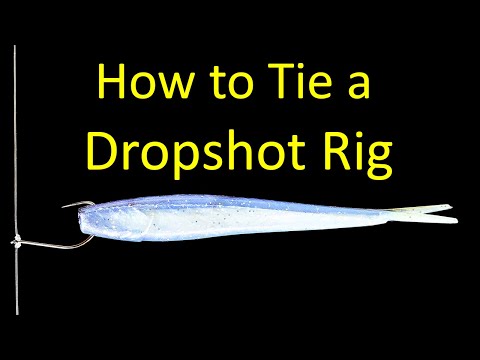 How to Tie a Dropshot Rig Knot and Sinker for Bass Fishing