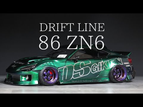 Pandora RC Toyota 86 ZN6 DRIFT LINE - ORIGIN Labo. Drift Bodyshell
