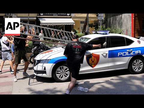Video Thumbnail: Protesters clash with police in Albania over tourism project linked to Jared Kushner