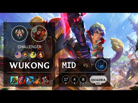 Wukong Mid vs Nocturne - NA Challenger Patch 11.6