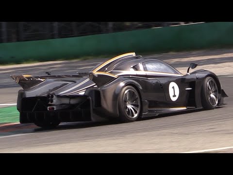 Milano Monza Motor Show 2022 Track Day- Pagani Huayra R, McLaren Senna, Lancia LC1 & More