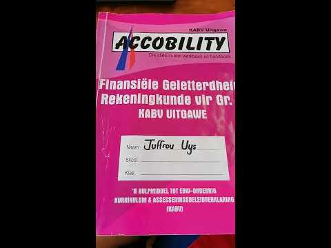 REKENINGKUNDE GRAAD 8: 26 Junie 2020 - periode 4 (26084)