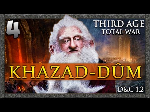 UNDER SIEGE AT THE GATES OF MORIA! Third Age Total War: Divide & Conquer - Khazad-dûm Campaign #4