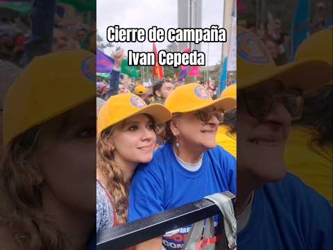 Así fue el cierre de campaña de Iván Cepeda en Bogotá #iváncepeda #colombia