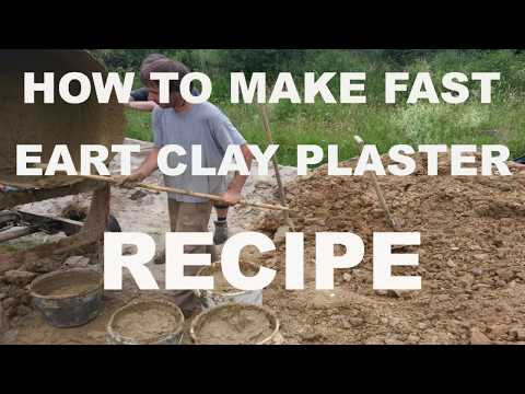 HOW TO MAKE DIY EARTH CLAY PLASTER